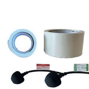 Leaderman Clear Wrap around tail labels (250 of 100mm x 58mm)