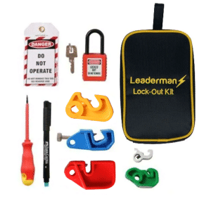 Leaderman LDM-LOP-K2 Lock Out/Off MCB/RCD Kit with Case