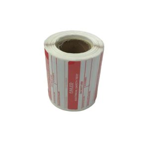 Leaderman LDM-FAIL-250 PAT Testing Fail Labels (Roll of 250)