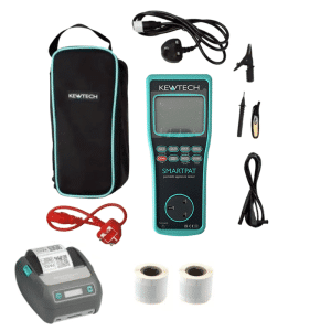 Kewtech SMARTPAT Wi-Fi PAT Tester with Bluetooth Label Printer Mains and Battery Operated