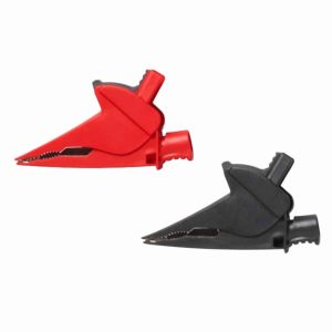 Fluke AC385 Suregrip Large Alligator Clips – Red, Black